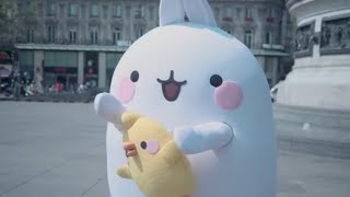 MOLANG is visiting PARIS  cutecartoon funnycartoon Meet Up with FANS [upl. by Ax]