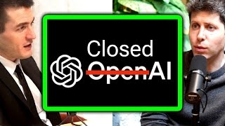 Sam Altman What quotOpenquot in OpenAI means  Lex Fridman Podcast [upl. by Vladi]