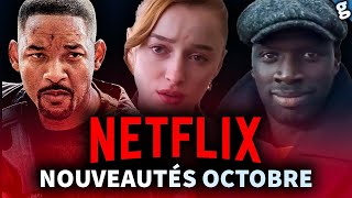 NETFLIX  NOUVEAUX FILMS amp SÉRIES en OCTOBRE   de 40 [upl. by Resay]