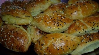 Türkische Teigtaschen mit HackfüllungTürkische RezepteKiymali pogca [upl. by Nisen]