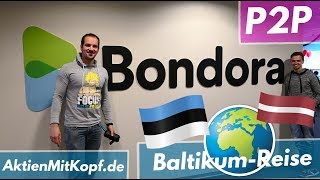 P2P Investment Vlog  Besuch bei Bondora Mintos amp Co [upl. by Lazare124]