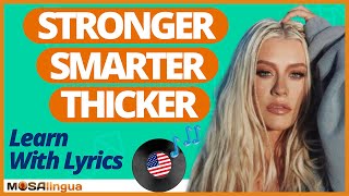 Learn English with Christina Aguilera Comparatives [upl. by Eneja]