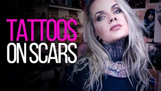 TATTOOING ON SCARS ★ TATTOO ADVICE ★ by Tattoo Artist Electric Linda [upl. by Latrell]