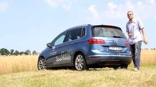 2015 Nowy Volkswagen Golf Sportsvan 14 TSI 150 KM  polski test PL [upl. by Anikat]