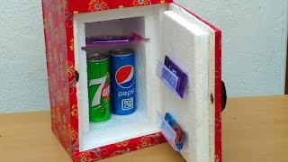 How to make a Mini Refrigerator  Low cost DIY [upl. by Darreg]