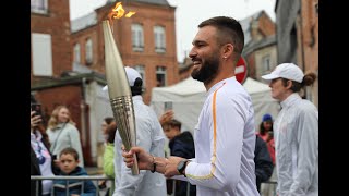 Le parcours en 3D de la flamme olympique à Beauvais [upl. by Atteniuq]