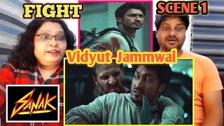 Sanak Fight Scene Reaction  Sanak Hospital parking lot fight scene  Vidyut Jammwal  sanak movie [upl. by Ahsoet]