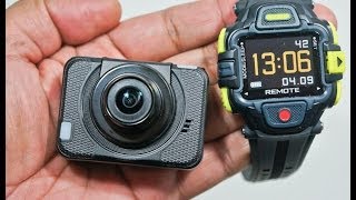 Eyeshot HD Action Camera cool GoPro clone with a Live View Remote Watch Review [upl. by Ahsotan]