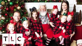 The Quints Break Down In Tears When They Meet Santa  Outdaughtered [upl. by Eidnalem]