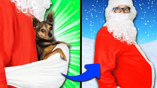 5 Ways to Sneak Dog into Christmas PawZam Dogs [upl. by Aleahpar]