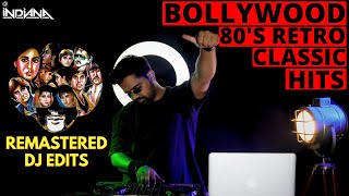 DJ Indiana 80s Bollywood Retro Party Mix Evergreen Party Songs  Remastered Classics Retro Remix [upl. by Ellenig538]