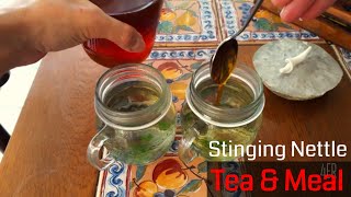 How to Prepare Stinging Nettle Tea  An Easy St Nettle MealSalad Recipe [upl. by Malamut]