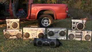 Ultimate Boombox Final JVC RVNB1 Kaboom Versus STEREO 550 RC550  JVC RC 550 Win s   Comparison [upl. by Noivart]