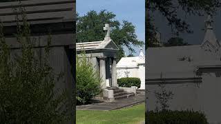 Above ground graves in Metairie Cemetery in New Orleans neworleans cemetery graves [upl. by Ahseyi]