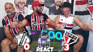 REACT INTER DE LIMEIRA 0X3 SÃO PAULO  FINALMENTE VENCEMOS QUE VENHA O CHOQUE REI [upl. by Hibben]