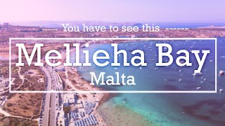 MELLIEHA BAY  Malta 🇲🇹2020  Youve NEVER SEEN Mellieha this way  Mavic 2 Pro 4k😎 [upl. by Ert]