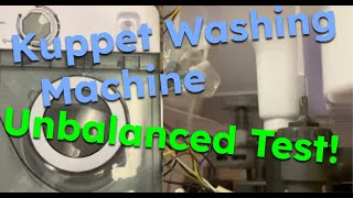 Kuppet Portable Washing Machine Unbalanced Test [upl. by Mcquade]