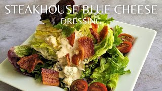 How to make RUTHS CHRIS STEAKHOUSE  Blue Cheese Dressing Wedge Salad [upl. by Karola136]