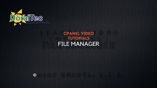 Tutoriais cPanel  Gerenciador de arquivos [upl. by Syla]