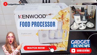 Chop it up easy with Kenwood Compact Food Processor Unboxing Demo [upl. by Ydnik745]