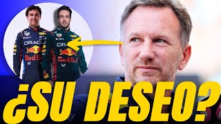 ÚLTIMA HORA ¿ALONSO y CHECO en Red Bull HORNER se hace FUERTE y PRESIONA a VERSTAPPEN con Fernando [upl. by Healion]