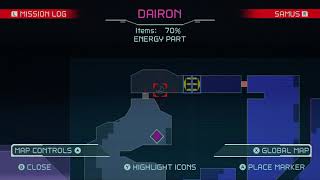 How to obtain Energy Part in Dairon Speed Booster blocksTop Left Metroid Dread [upl. by Rosol]