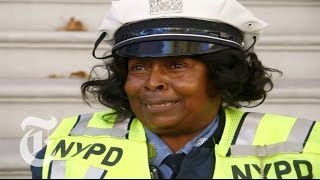 Meet Mentoria Hutchinson NYPDs Dancing Traffic Cop  The New York Times [upl. by Akinorev]