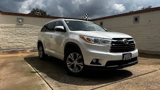 Toyota Highlander XLE 2015 [upl. by Ibmat]