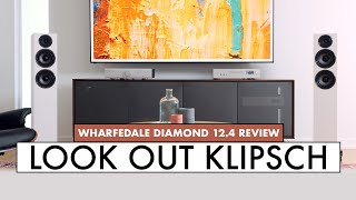 WHARFEDALE Speakers DIAMOND 124 Towers FLOORSTANDING SPEAKERS Review [upl. by Angadreme]