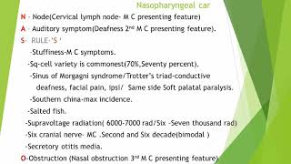 Nasopharyngeal carcinoma Medical Mnemonic for NEET PG by Dr Prakash nayak [upl. by Sierra856]