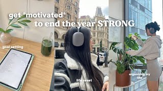 how to end 2023 STRONG get motivated wme goal plan vision board journal amp organizing my life [upl. by Vivle]