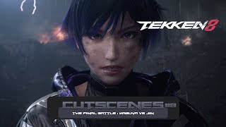 Cutscenes 8  The Final Battle Kazuya Mishima Vs Jin Kazama Alternate Ending  Tekken 8 [upl. by Gabey]