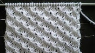 Tuto tricot le point de fleurs dorangers au tricot [upl. by Stclair470]