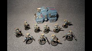 Painted amp Fully Magnetized Tempestus Scions Force Warhammer 40k [upl. by Eyssej188]