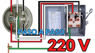 Instalación eléctrica desde cero 220v [upl. by Ynolem]