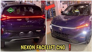 TATA NEXON FACELIFT CNG  Leaked ❗️कब होगी Nexon CNG और EV में LAUNCH ❓ [upl. by Attenyt]