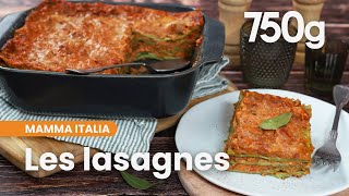 Recette des lasagnes à la bolognaise de Bologne Mamma Italia 2  750g [upl. by Lonnie]