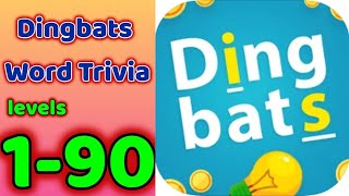 Dingbats Word Trivia Game All Levels 190 Complete Answers Gameplay Walkthrough iOSAndroid [upl. by Sardse]