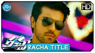 Racha Title Song  Racha Video Songs  Ram Charan Tamannaah  Mani Sharma  Vega Music [upl. by Masson]