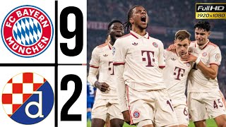 Bayern Munich vs Dinamo Zagreb 92harry kane super hatrick Highlights UEFA Champions League 2425 [upl. by Eerised]