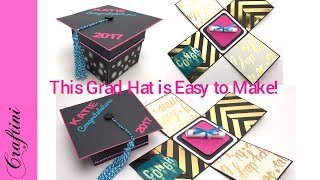 DIY  How to make graduation hat gift card holder  EASY to follow [upl. by Florina733]