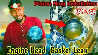 Heavy Truck Man TGA Engine Rebuild  How To Rebuild 6 Cylinder Engine Rngine Piston [upl. by Erdei]