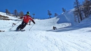 BARDONECCHIA esquí alpino  Descenso Alpes italianos  Ski Italy  Skiing Italian Alps  Italia HD [upl. by Eiggam]