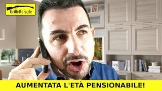 Aumentata lEtà pensionabile  Sergio Giuffrida [upl. by Hairem]