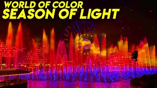 4k World of Color Season of Light First 2019 Show at Disney California Adventure [upl. by Omar712]