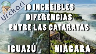 10 Increíbles Diferencias entre las Cataratas del Niágara y del Iguazú [upl. by Ainahpets726]