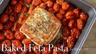 Baked Feta Cheese Pasta  Tik Tok Recipe [upl. by Leirua]