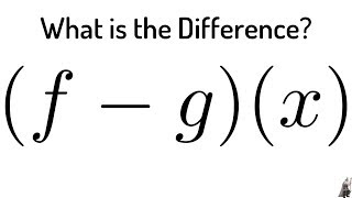 33 Find the Difference of the Two Functions f and g f  gx [upl. by Aneram]