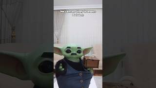 Baby Yoda babasından bişey isteyince 😂  Baby Yoda babyyoda [upl. by Hsirrap]