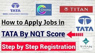 How to Apply different Jobs in TCS using NQT Score  TCS NQT 2021 [upl. by Ainot]